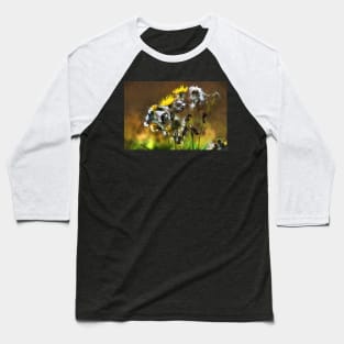 Dandelion Life Cycle with artistic filter Baseball T-Shirt